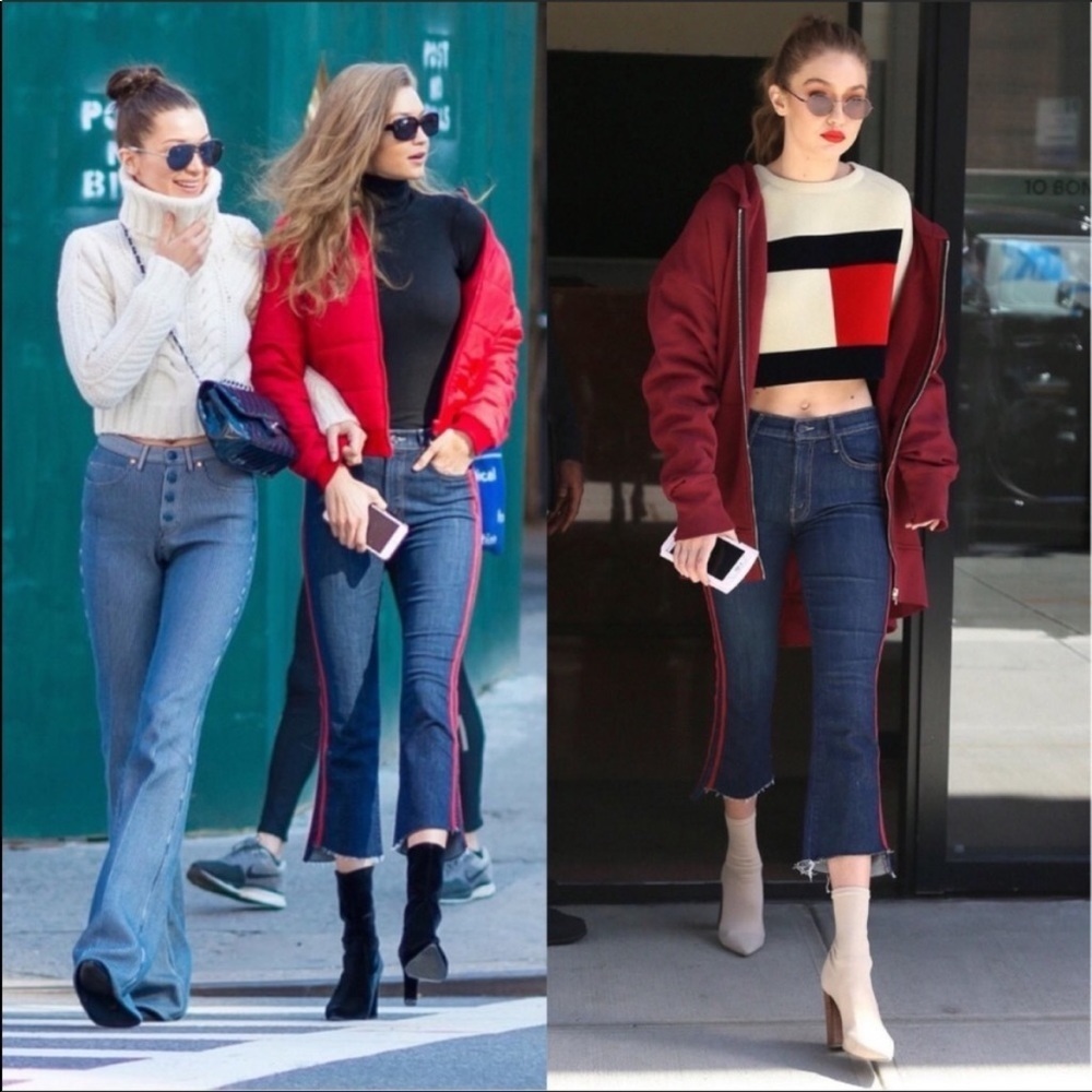 Mother Insider Crop Step Fray Speed Racer